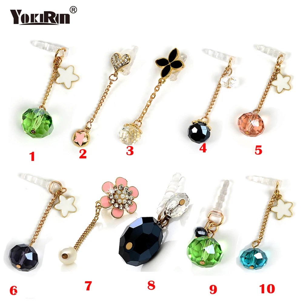 

YOKIRIN Universal Pendant Earphone Dust Plug Dachshund Dustproof Plug Caps Cell Phone for all 3.5 mm Earphone Dust Plug