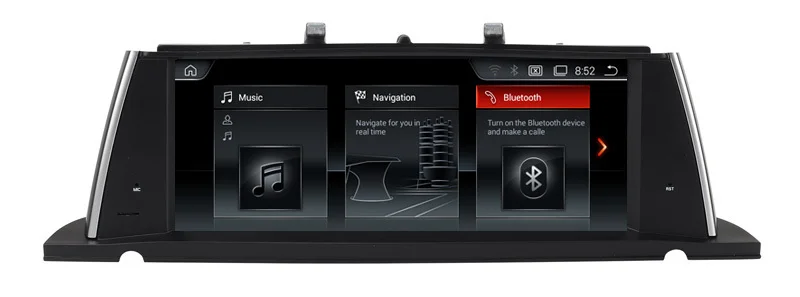 Best 10.25"Android 4.4 Car dvd MP5 for BMW F07 GT version 2009-2012 With Bluetooth 16GB Nand Flash 3G Wifi Mirror Link Map GPS 0