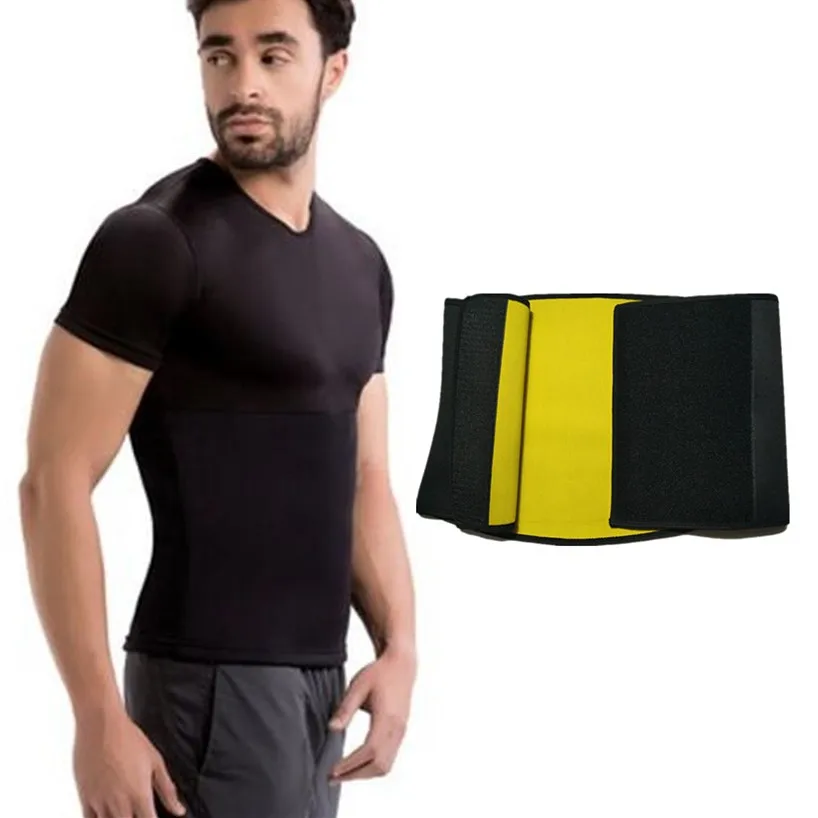 

CHENYE Shapers Waist-Trimmer Slimming Shirt new Men Compression Body Shaper Belt Natural Weight-Loss Neoprene Workout Shapewear