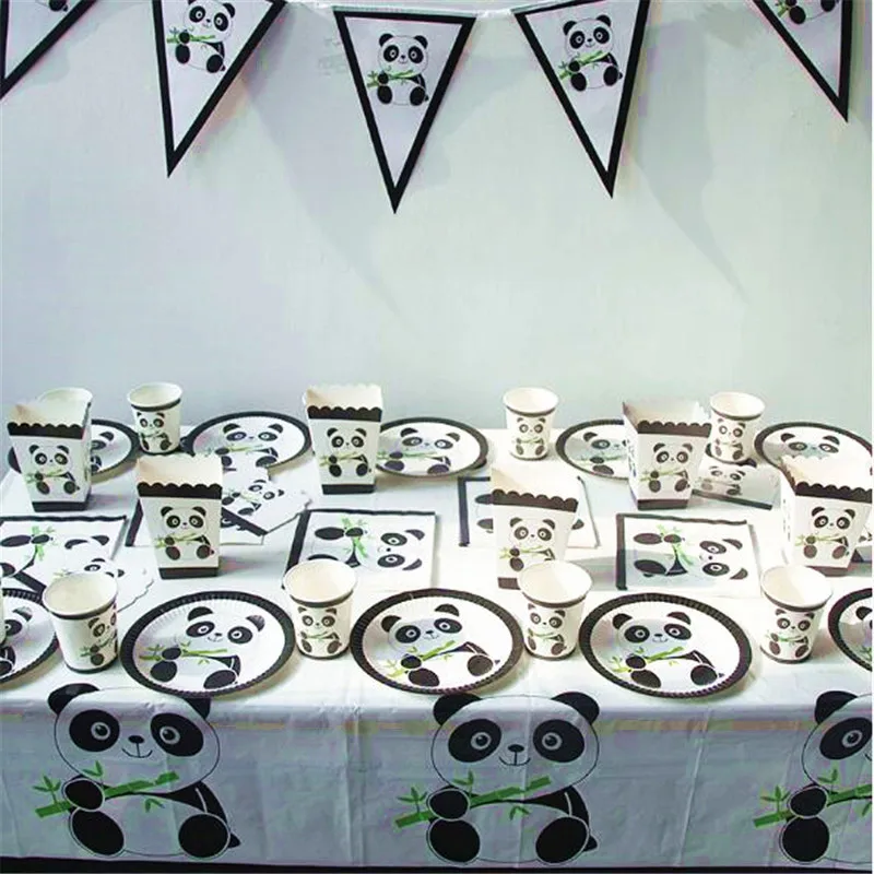 Birthday-Party-Decorations-Kids-Favor-Cartoon-Panda-Tableware-Sets-Jungle-Bear-Bamboo-Tablecloth-1st-Birthday-Baby.jpg_640x640