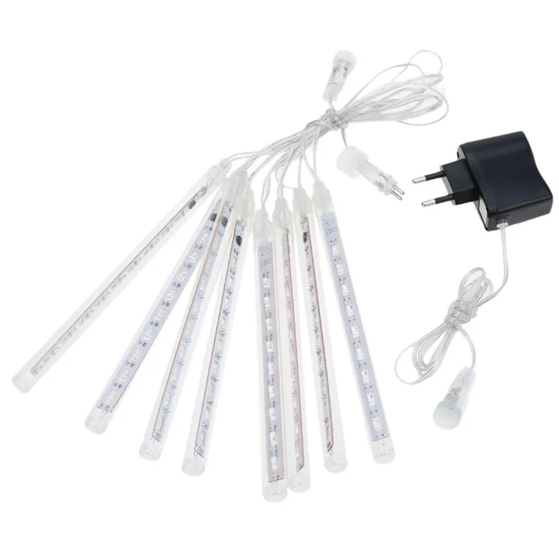 СВЕТОДИОДНАЯ Гирлянда метеоритный дождь 8 трубок 20 см|string lights outdoor|string lightsholiday |
