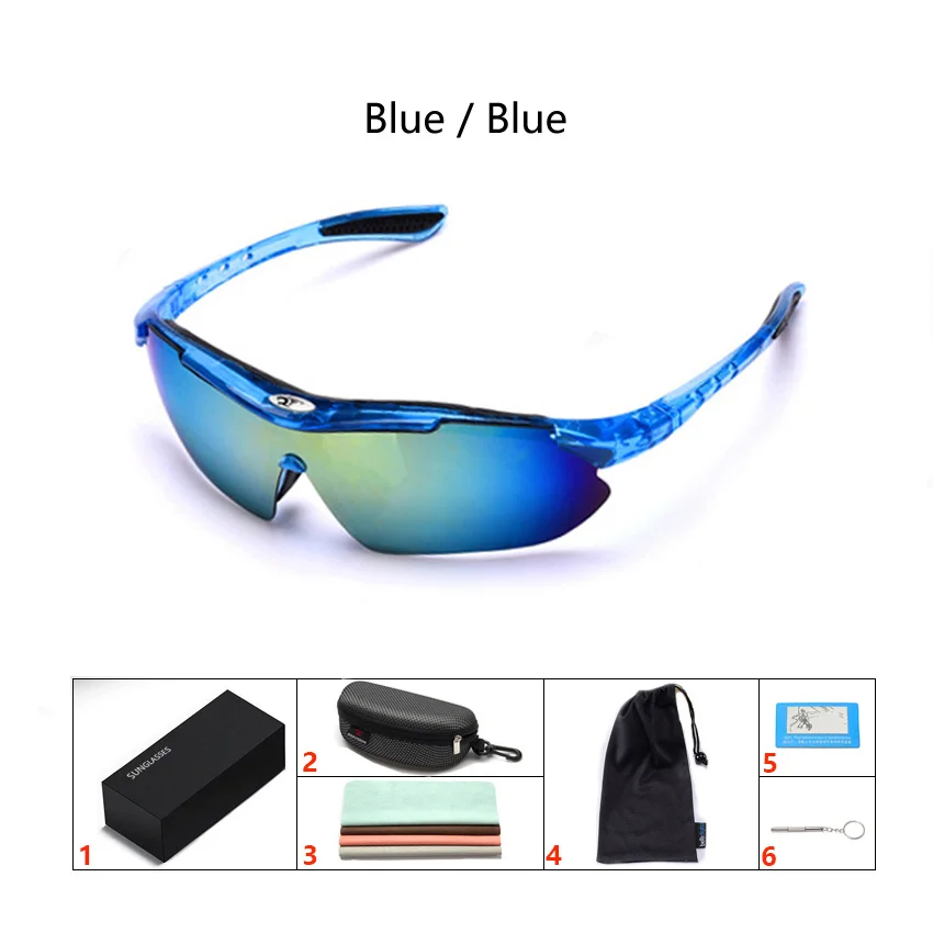 HD017 очки для велоспорта, UV400 линзы, спортивные солнцезащитные очки для велоспорта, мужские очки для велоспорта, Чехол для очков - Color: 03