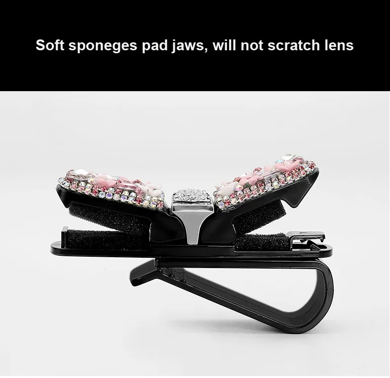 Universal-Diamond-Crystal-Car-Sun-Visor-Glasses-Case-Holder-Auto-Fastener-Clip-Rhinestone-Sunglasses-Eyeglass-Ticket-Card-1113