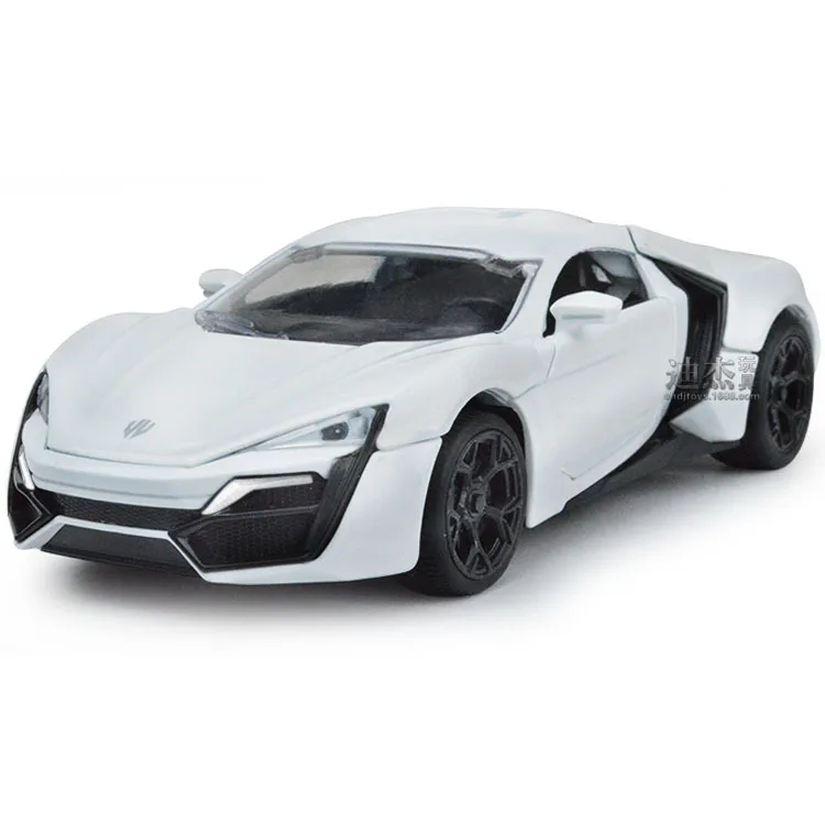 Новинка 1:32 Lykan Hypersport модель автомобиля сплав литья под давлением оттяните назад высокая Игрушечная машина игрушка для детей