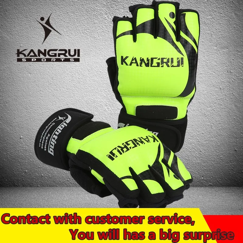 

Professional MMA Gloves Sparring Punch Half Mitts Sanda Fighting Training Sandbag Equipment taekwondo protector for Adult Men