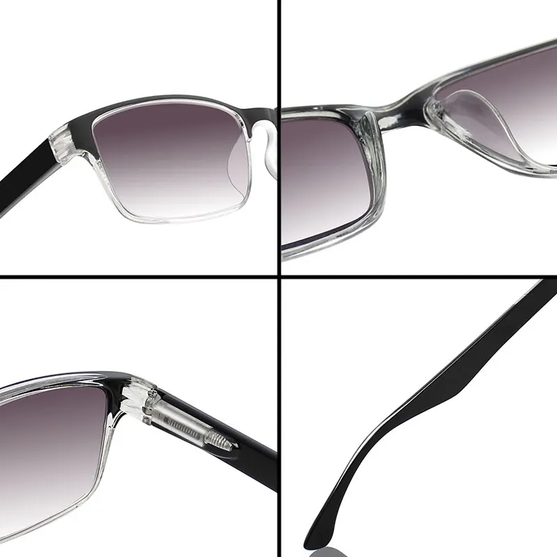 Occhiali da lettura da uomo per occhiali da vista sfumati lenti