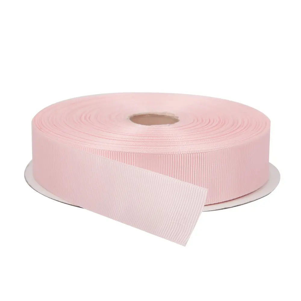 

ZERZEEMOOY 100YARD/ROLLS 1/4" 3/8" 5/8" 3/4" 1" 6MM 10MM 15MM 20MM 25MM 100% POLYESTER Baby Pink GROSGRAIN RIBBON LACE