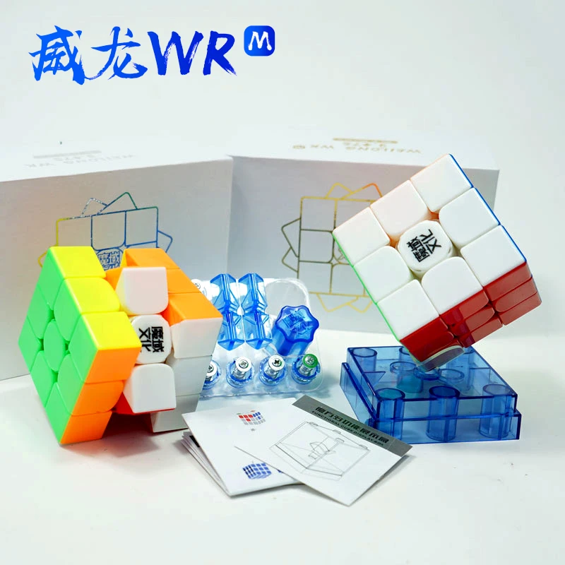 MoYu Weilong Wr M 3x3x3 Магнитный магический куб пазл Профессиональный 3x3 магниты без
