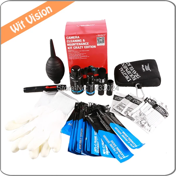 11 IN 1 Crazy Edition DSLR Digital Camera Cleaning Kit For Lens Sensor