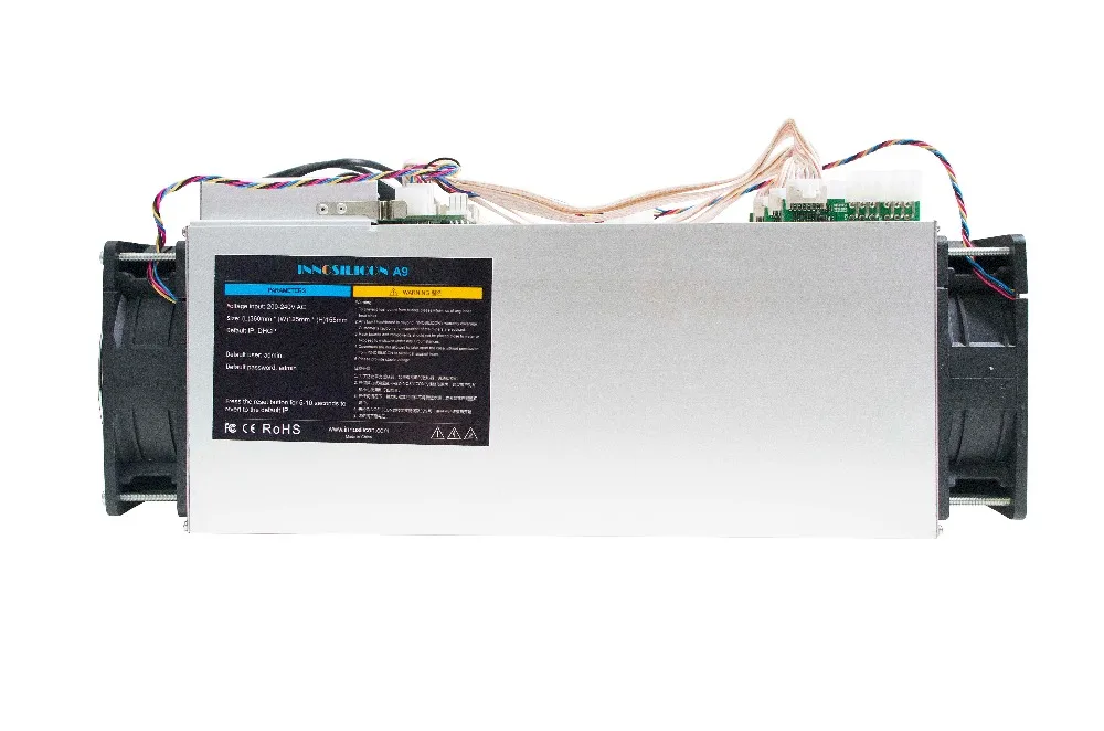 YUNHUI используемый Zcash Miner ZCL ZEC BTG Innosilicon A9 ZMaster 50k sol/s Equihash с 1800W PSU лучше чем Antminer S9
