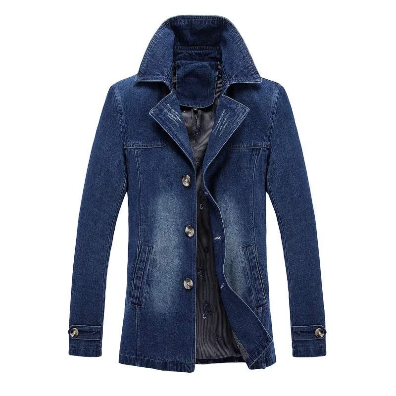 men jacket and coats brand clothing denim jacket Fashion mens jeans