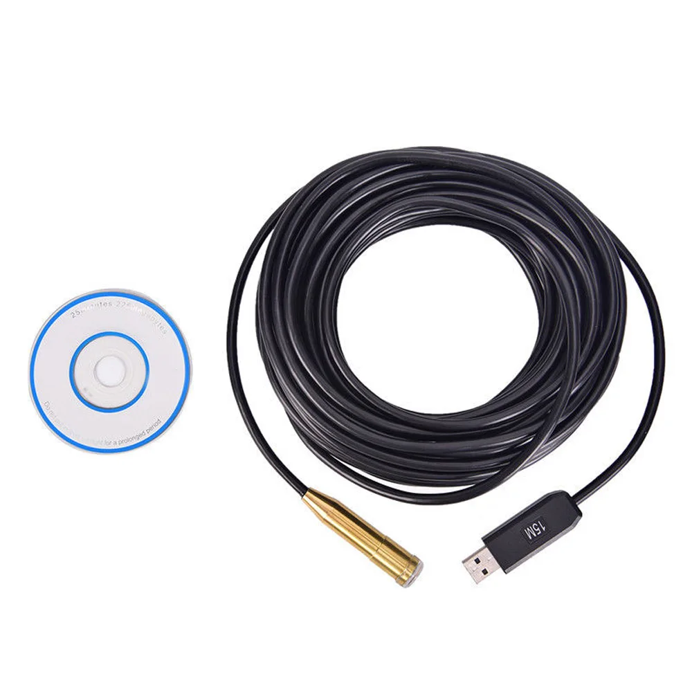 15 м Труба Камера для обследования эндоскоп водонепроницаемый IP66 огни Micro USB YPC-001-15M замена оборудования прочный