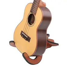 Longteam деревянная укулеле подставка складываемый складной держатель подставка для Гавайи 4 струны гитара Ukelele