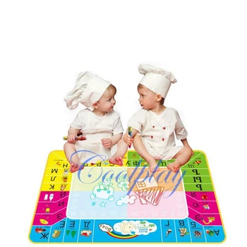 

73x49cm New Russian Water Drawing Mat With 1pcs Magic Pen /russian Child's Drawing Board/drawing Mat