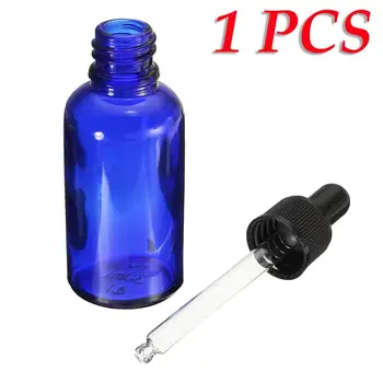 

Blue Glass Spray Refillable Bottles 30ml Liquid Reagent Pipette Bottle Eye Dropper Drop Aromatherapy Essential Oil Bottles