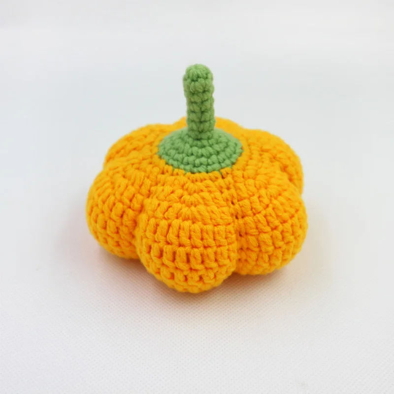 

Wholesale(2 pieces/lots) Handmade DIY Knitting Craft Cotton Yarn Pumpkin Design for Home Decoration Accessories