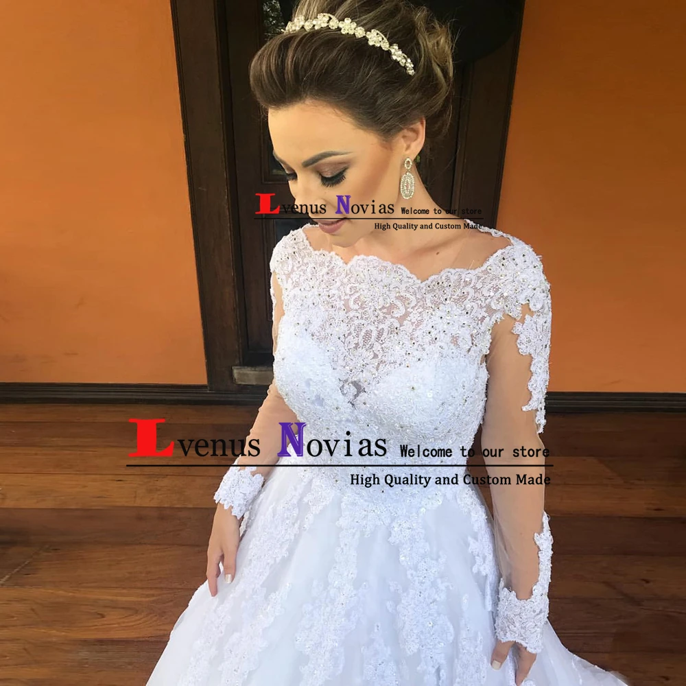 Vestido de casamento свадебные платья халат mariage роскошное кружевное свадебное платье с