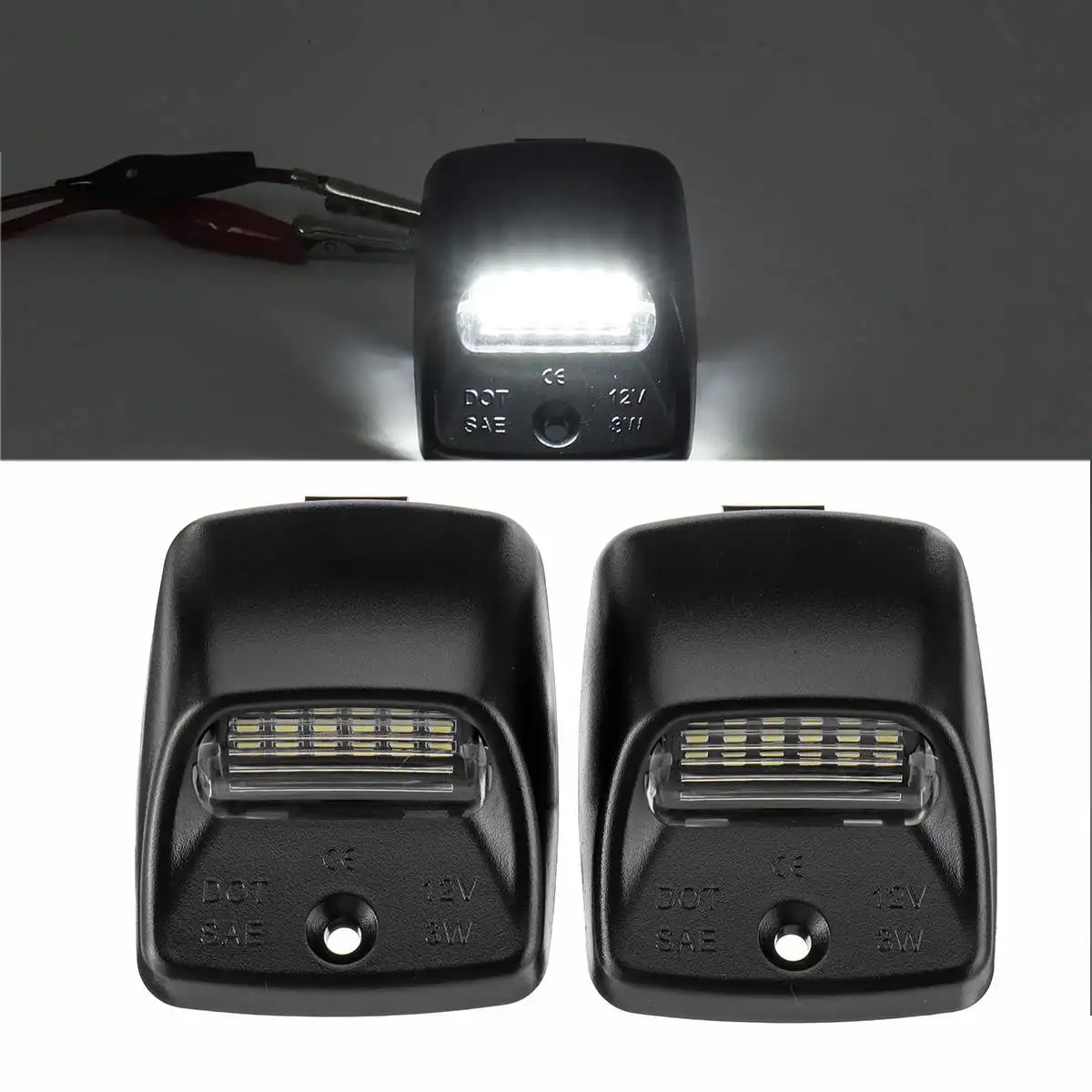 

Audew 2x 12V LED Number License Plate Light Lamps Error Free Car License Plate Lights for Toyota for Tacoma for Tundra 2005-2015