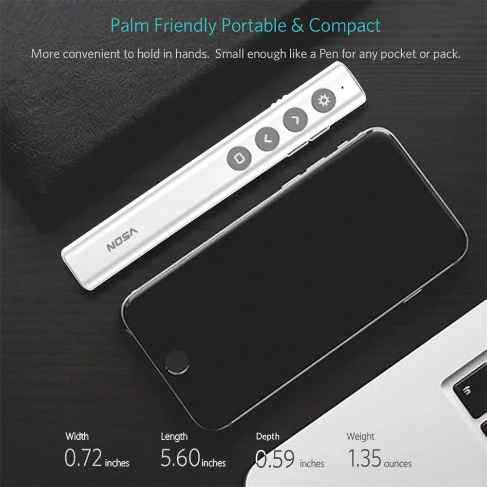 FELYBY N35 مقدم لاسلكي مؤشر ليزر 2.4 جيجا هرتز USB التحكم عن بعد الوجه القلم للنوافذ الروبوت لينكس ماك OS FELYBY N35 مقدم لاسلكي مؤشر ليزر 2.4 جيجا هرتز USB التحكم عن بعد الوجه القلم للنوافذ الروبوت لينكس ماك OS