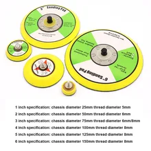 Хит, комплект одежды из 3 предметов Шлифовальная прокладка двойного действия Полировочный диск полировочное колесо 1/2/3/4/5/6 дюймов BX