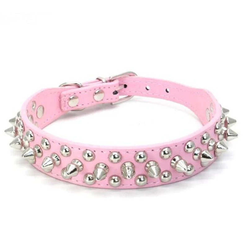 Buy OnnPnnQ PU Dog Collar For Small Dogs Pet Puppy Dog