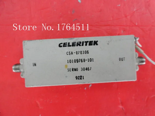 

[BELLA] CELERITEK CSA-870306 15V SMA supply amplifier