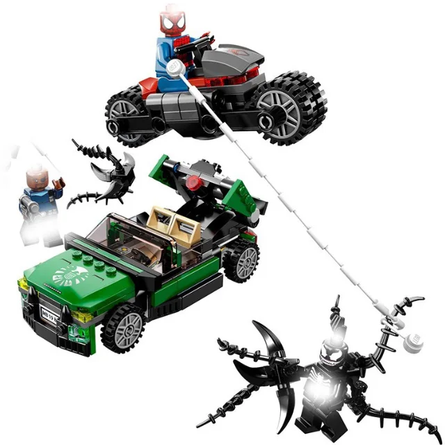 

2019 Marvel Super Heros Set 578pcs Spiderman Mech Venom Mecha Building Blocks Compatible With Legoingly 76115