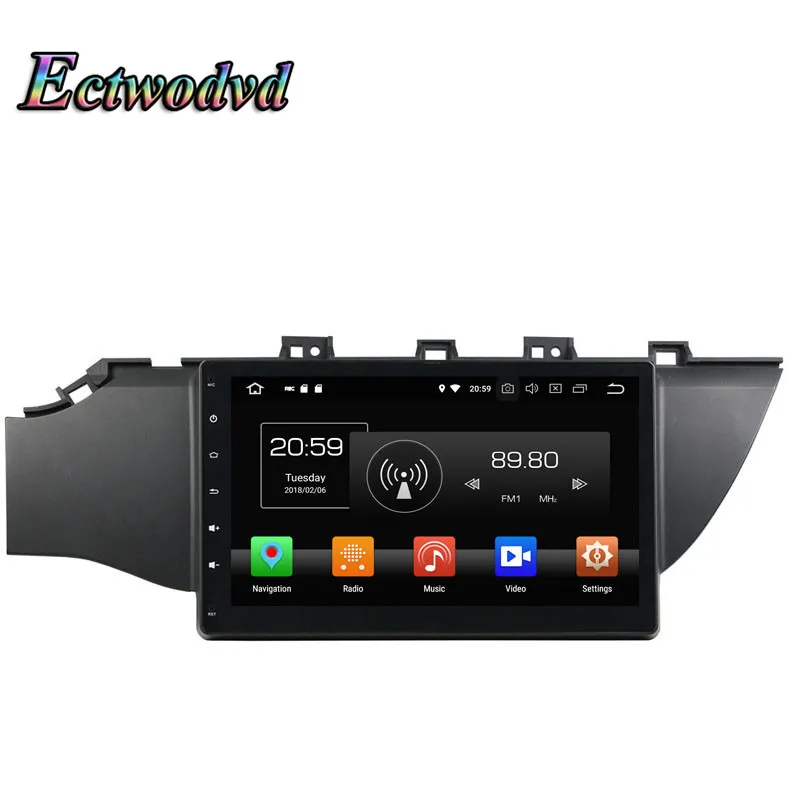 Ectwodvd Восьмиядерный 4G ram 64G rom Android 9 0 Автомобильный мультимедийный dvd плеер