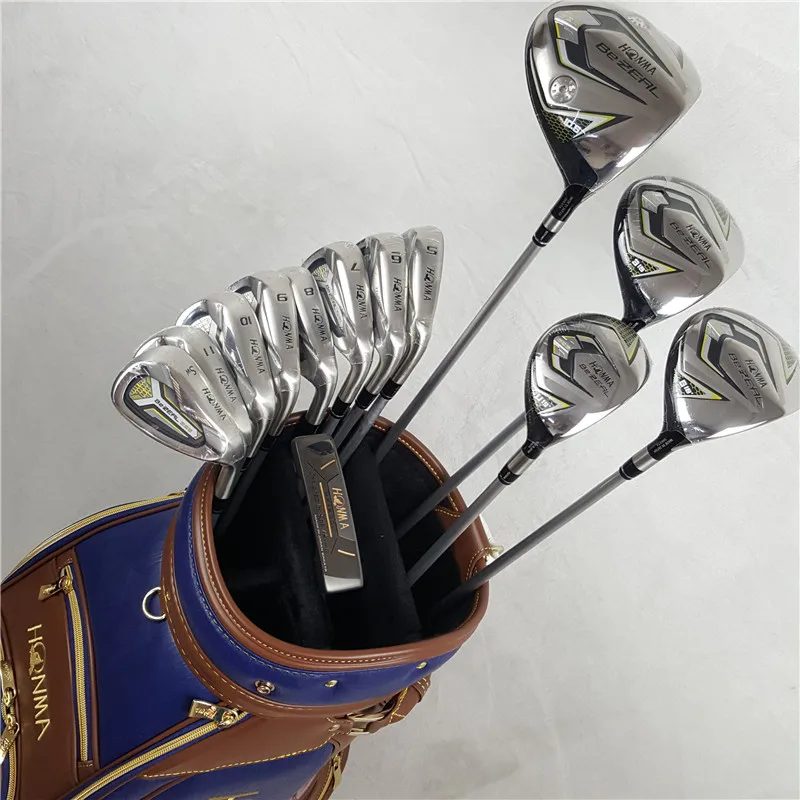 ^Cheap 13pcs Golf Clubs HONMA BEZEAL 525 Complete Set HONMA Golf driver+wood+irons+putter Graphite Golf shaft no bag