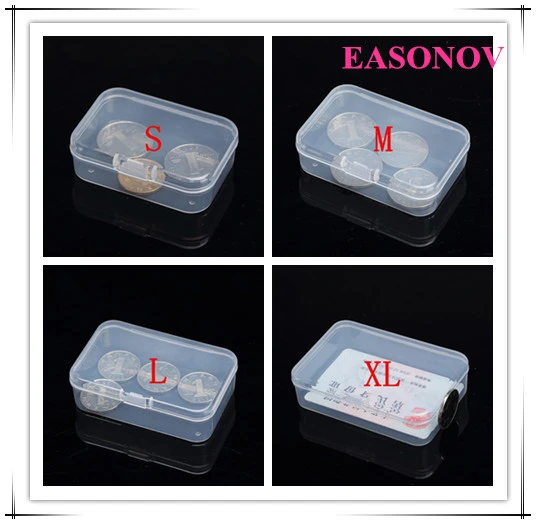 High-quality rectangular PP transparent plastic box storage box small  plastic box 5 pieces / piece free shipping - AliExpress