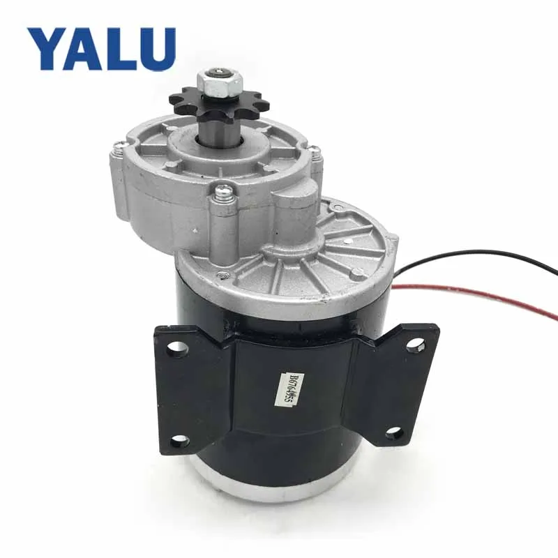 Sale YALU MY1020Z 450W 24V  UNITEMOTOR E-bike Conversion Kit E-Scooter Elektro Motor Electric Tricycle DC Gear Brushed Motor 5