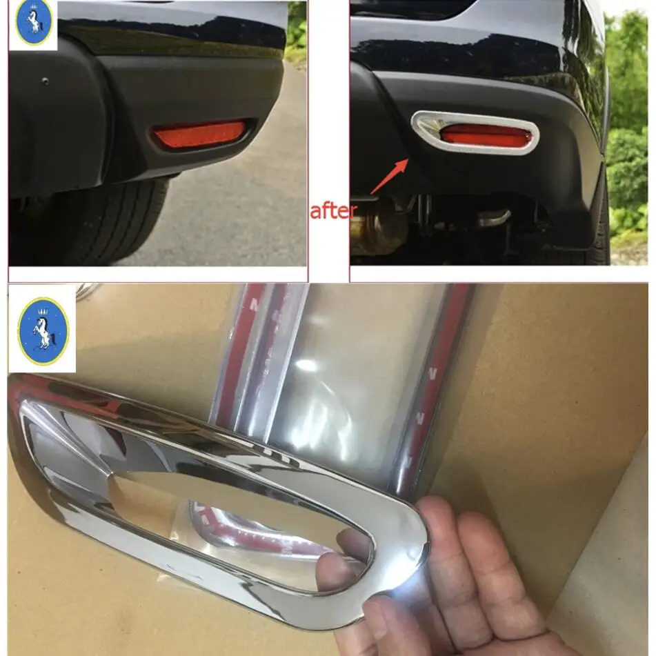 Yimaautotrims автомобильные аксессуары задние противотуманные фары декоративная