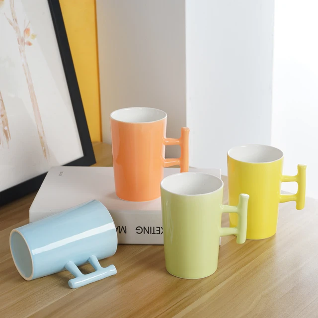 400ml 1pcs Novelty Milk Mug Underglaze Color Ceramic Creative Coffee Porcelain Tea Cup With Handgrip Nice 400ml 1pcs Novelty Milk Mug Underglaze Color Ceramic Creative Coffee Porcelain Tea Cup With Handgrip Nice