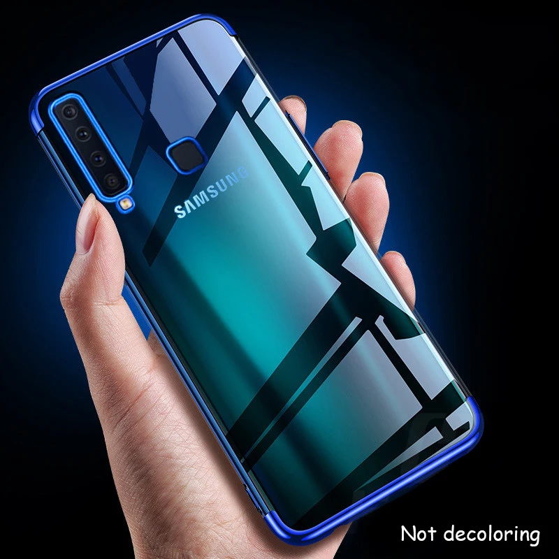 Чехол для Samsung Galaxy A9 2018 A9S силиконовый прозрачный чехол с покрытием START защитный