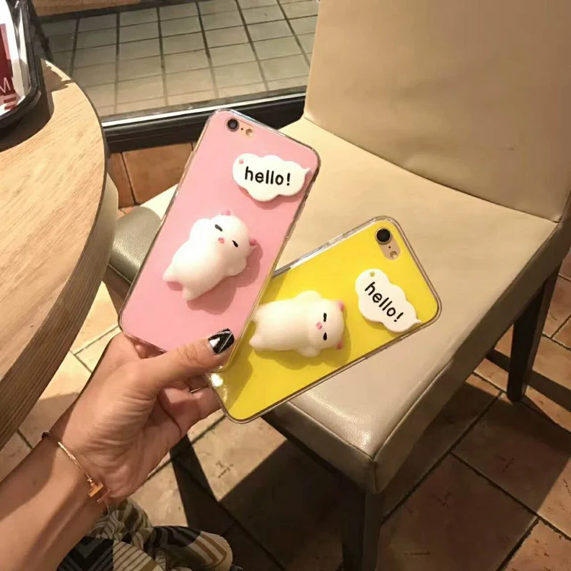 

For Leagoo M5 M8 Squishy Stereo Cat Claw Doll Case Mobile Phone Cover Bag Cellphone Housing Shell Skin Mask Shipping Free