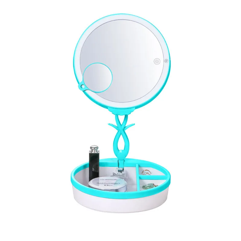 

Human body induction makeup mirror lamp LED night light collapsible makeup mirror