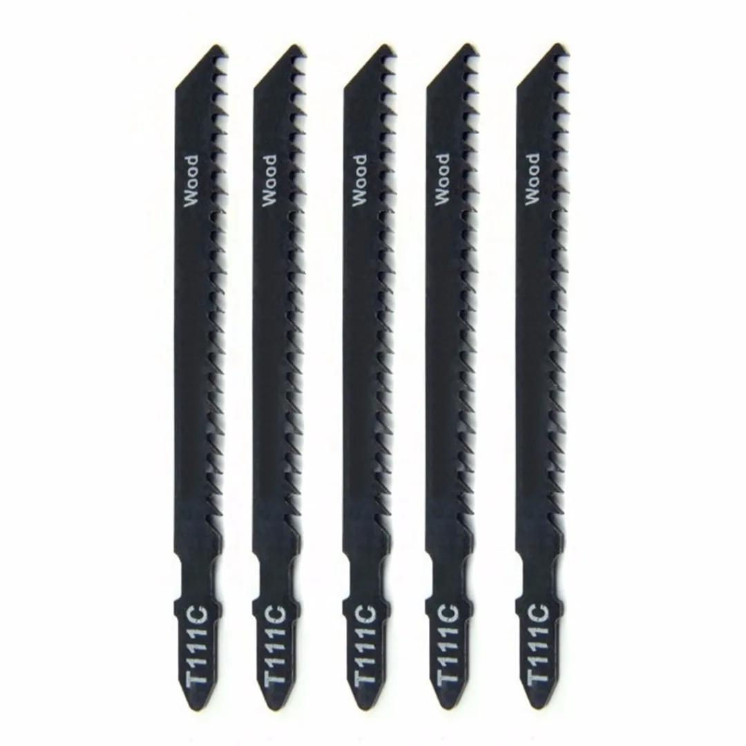 5pcs/set Rawlplug T111C Wood Jigsaw Blades For MAKITA BOSCH HITACHI  POSH