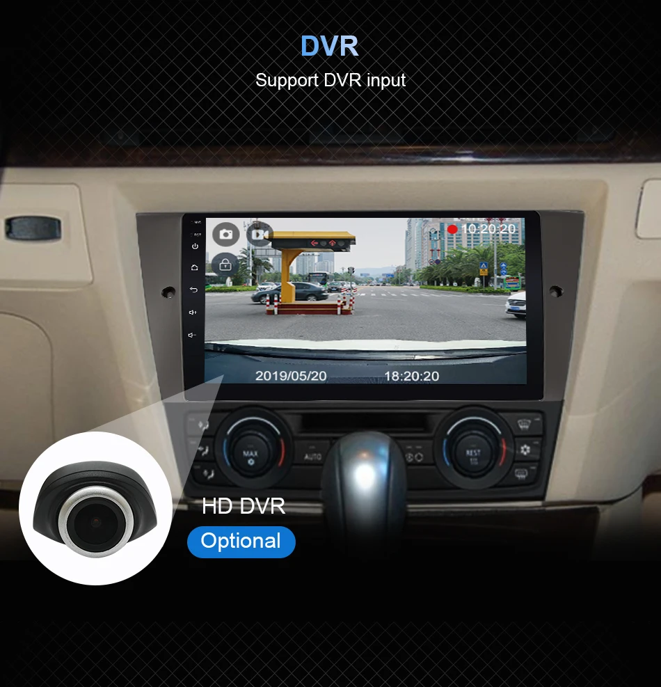 Flash Deal Eunavi Android 9.0 4G Car DVD PLAYER For BMW E90 GPS stereo audio navigation multimedia screen head unit PX6 with HDMI 14