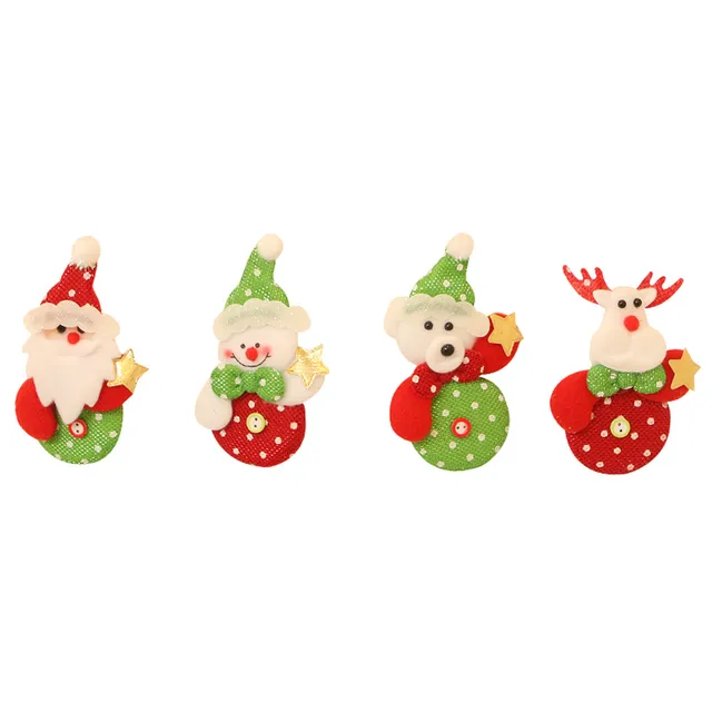 Aliexpress New Arrival Small Christmas Ornaments Gift New Arrival Small Christmas Ornaments Gift Snowman Reindeer Toy Doll Hang Decorations