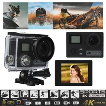 Водонепроницаемая камера HD 4K 2,0 дюймов ЖК-экран Экшн-камера DV DVR видеокамера водостойкая Спортивная камера водонепроницаемый чехол L0604# D