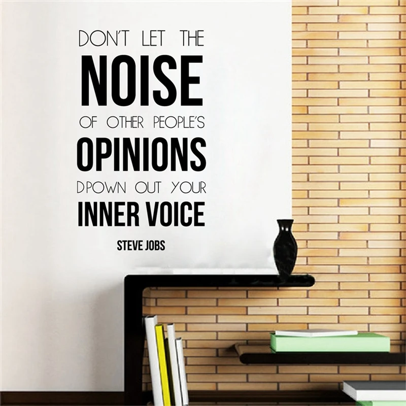 2016 new large size free shipping Steve Jobs Inspiring Quote Wall Decal