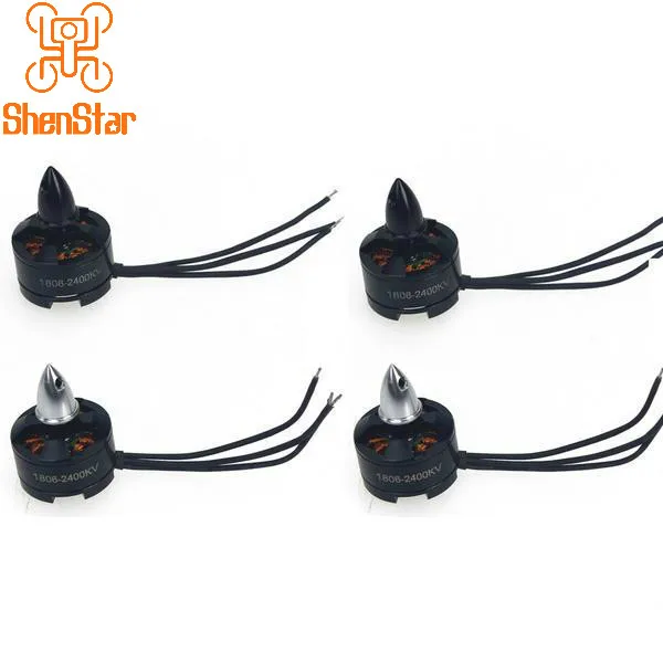 Motor sem Escova para Qav250 Pares Ccw Mini Multi-rotor Fpv kk 260 rc Quadcopter 4-linha Central Aeronaves F10819-b 2 1806 2400kv cw
