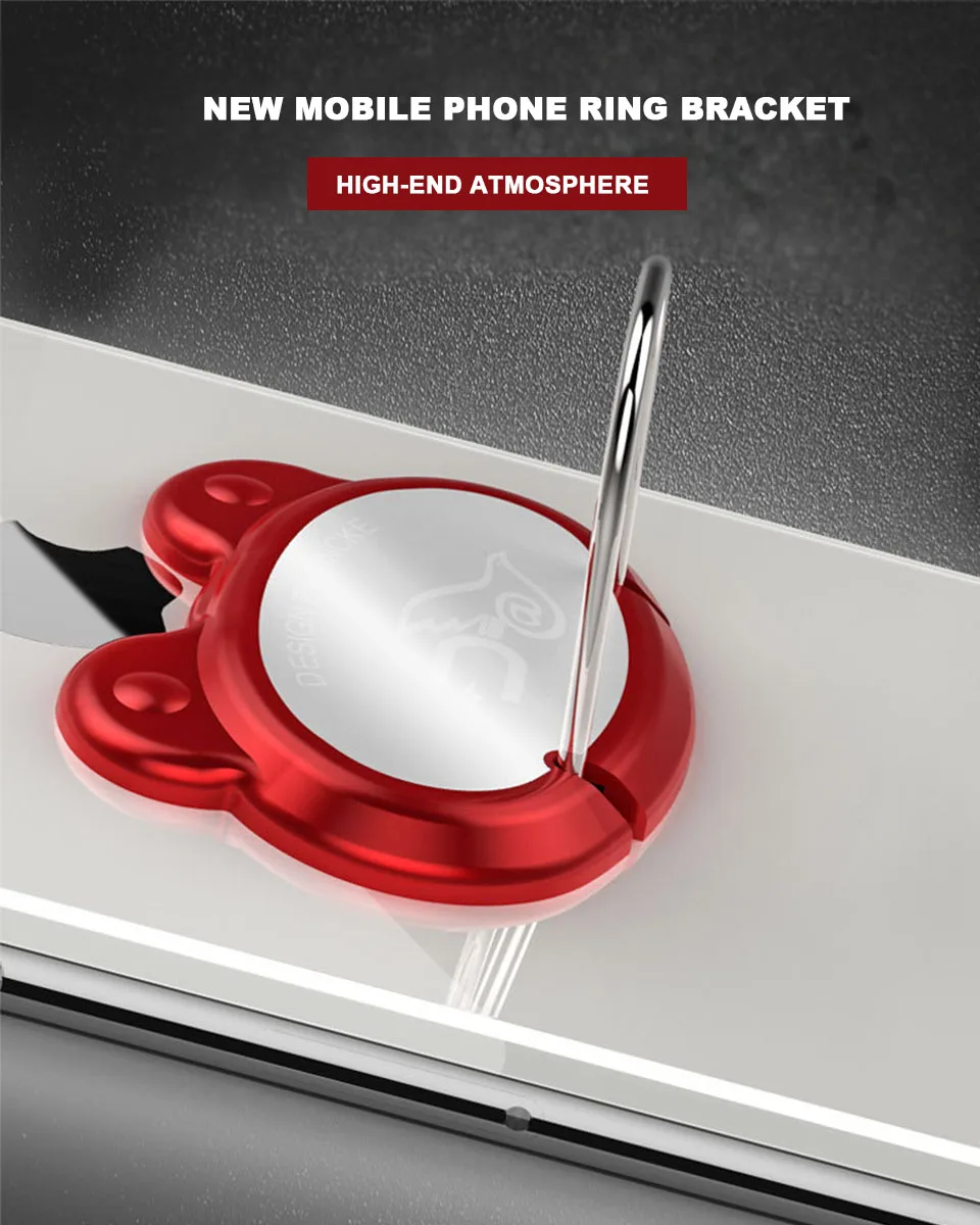 universal magnet metal phone ring finger holder frog shape samrtphone ring holder for mobile phone