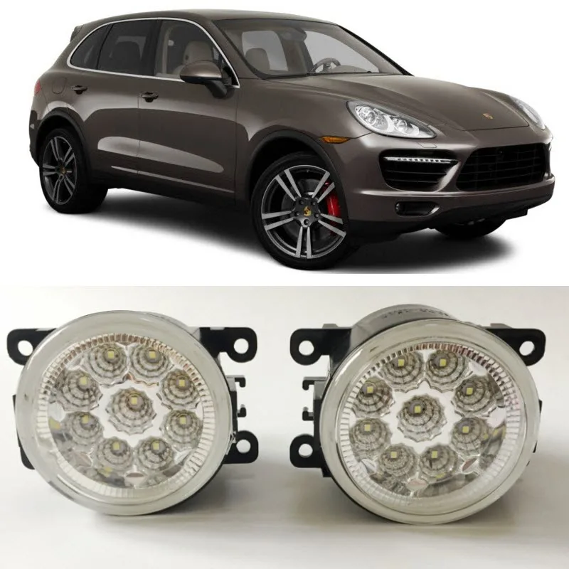Car Styling For Porsche Cayenne 2012 2016 9 Pieces Leds Chips LED Fog