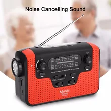 RD-388 FM/AM/SW на солнечной батарее с заводной рукояткой радио TF Музыка Bluetooth громкой связи Солнечный FM радио Поддержка светодиодный фонарик