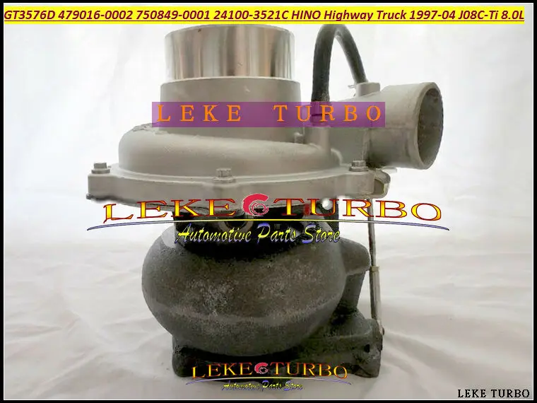 GT3576D 479016 750849 479016-0002 750849-0001 24100-3521C 24100-3251 Turbo For HINO Highway Truck 1997-04 J08C-Ti 8.0L (4)