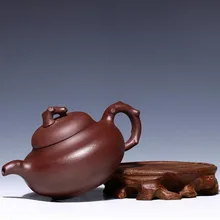 200 мл Исин фиолетовый глина Керамика Китайский кунг-фу Чай горшок подлинные zi SHA офис черный Чай горшок шоу Чжи дом чайник Семья подарки