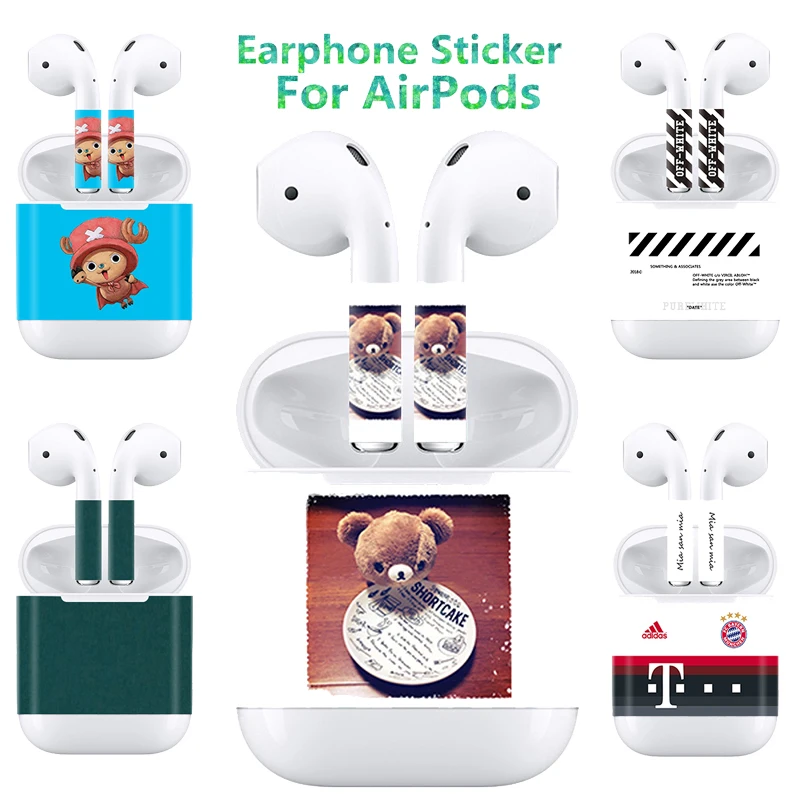 

Protetive Skin Cover for Apple Airpods Skin Sticker Free Drop Shipping The latest 2019