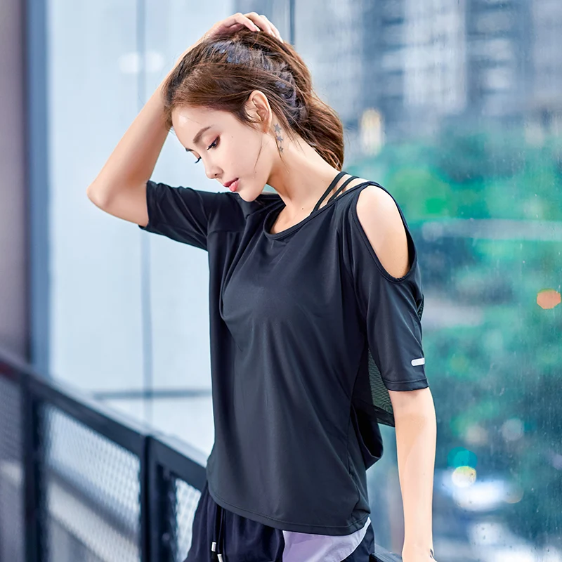 Women Yoga Tops Mesh Breathable Loose Fitness Running Shirts Long Sleeve  Thumb Hole Sports T-shirts Girls Gym Workout Tee Blouse - AliExpress