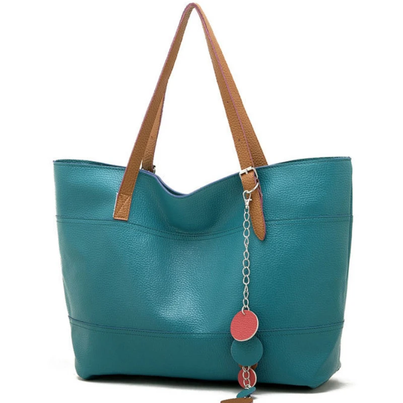 

2018 autumn new temperament female bag round bag contrast color sweet shoulder candy color handbag multi-function handbag